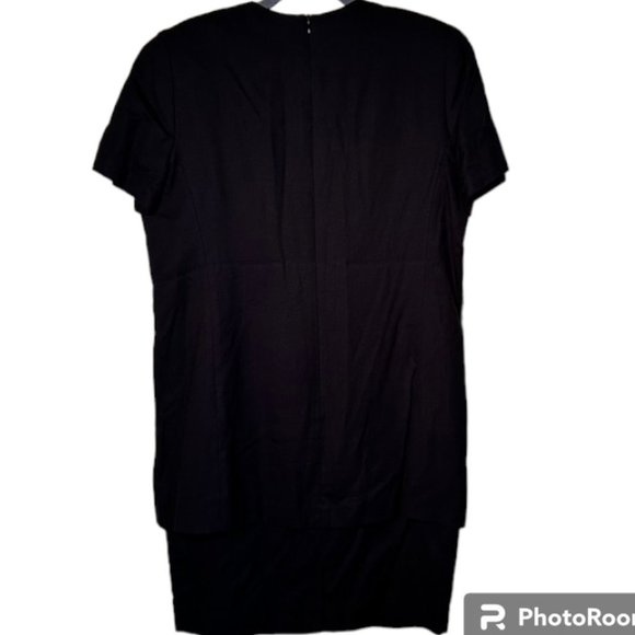 Vintange Evan Picone Linen/Rayon Blend Dress w/Unique Animal Buttons Size 14 EUC - Picture 2 of 9